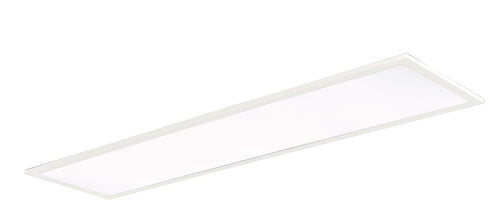Pannello led PANEL in alluminio bianco 30x120 cm dimmerabile e cambio colore con telecomando