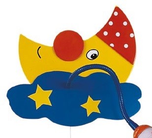 Applique da parete orienttabile Sogno per cameretta bimbi colorato lampada per bambini