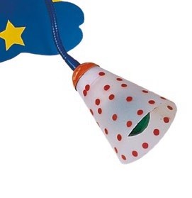 Applique da parete orienttabile Sogno per cameretta bimbi colorato lampada per bambini