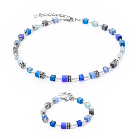 Coeur de Lion - Collana GeoCUBE Iconic Pure Blu