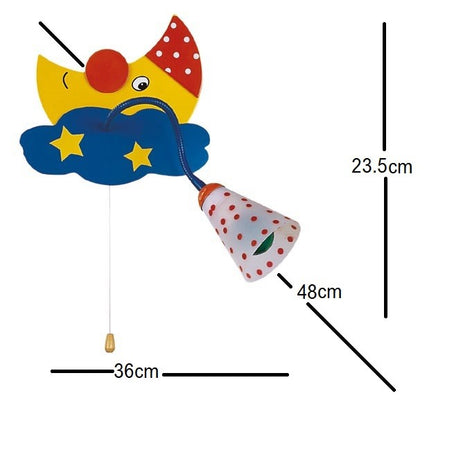 Applique da parete orienttabile Sogno per cameretta bimbi colorato lampada per bambini