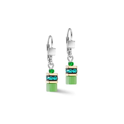 Coeur de Lion - Orecchini GeoCUBE Iconic Lite Verde