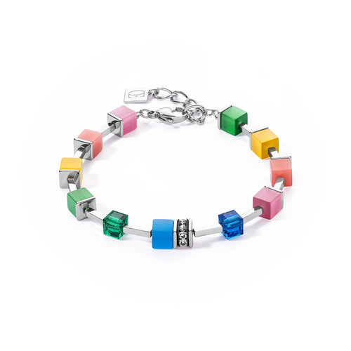 Coeur de Lion - Bracciale GeoCUBE Iconic Pure Rainbow