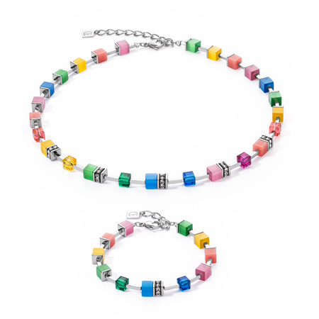 Coeur de Lion - Bracciale GeoCUBE Iconic Pure Rainbow