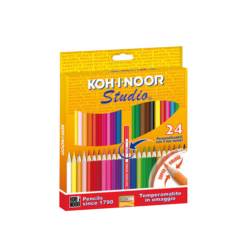 Astuccio 24 Matite Colorate Studio Gold Kohinoor