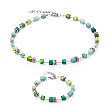Coeur de Lion - Collana GeoCUBE Iconic Pure Verde