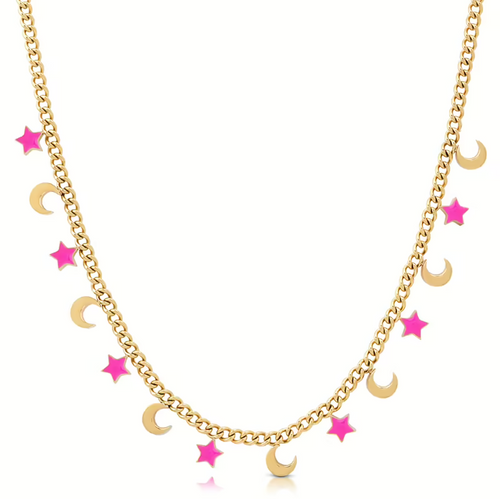 Ops Object - Collana LILY con smalto colorato