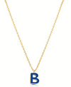 Ops Object - Collana COLOR LETTER B con smalto colorato