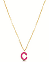 Ops Object - Collana COLOR LETTER C con smalto colorato