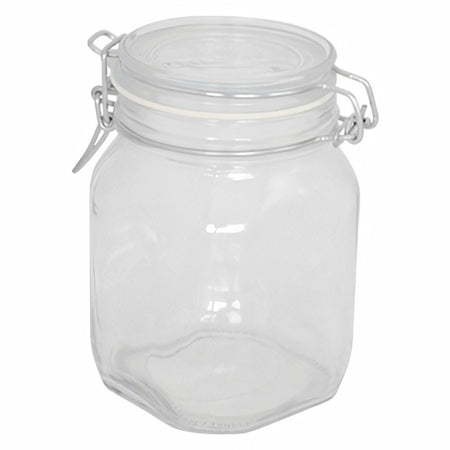 Vaso in vetro per conserve alimenti con chiusura ermetica "Fido" boccacci