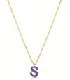 Ops Object - Collana COLOR LETTER S con smalto colorato