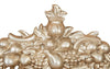 Biscottini FREGIO CESTO FRUTTA IN LEGNO FINITURA ARGENTO ANTICATO MADE IN ITALY realizzato