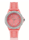 Ops Object - Orologio BRILLIANT con cinturino in silicone rosa