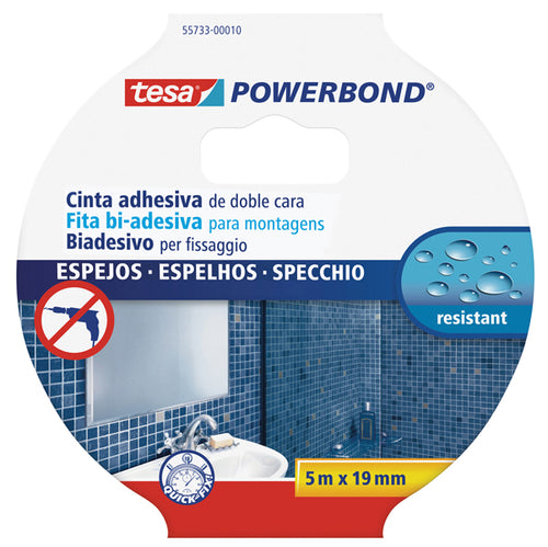 Nastro Biadesivo 5Mtx19Mm Per Specchi