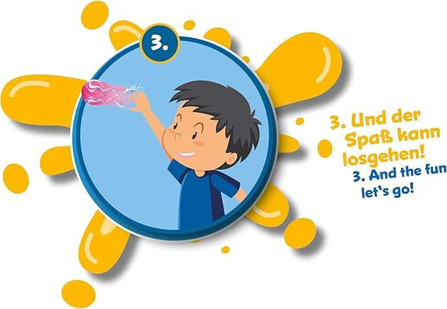 Pustefix - 6 palloncini ad acqua riutilizzabili