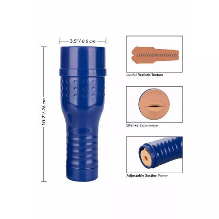 Private Tube Alexa Tomas – Masturbatore Realistico con Texture Interna Dettagliata | 26 cm, Ø 8,5 cm, Real Skin TPR, Design Ergonomico