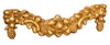Biscottini SOPRAPORTA IN LEGNO FINITURA FOGLIA ORO ANTICATO MADE IN ITALY Fregio Offerta