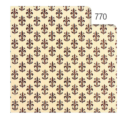Rotolo Cartarivesto 50X500Cm Giglio Marrone Lavabile Rex58