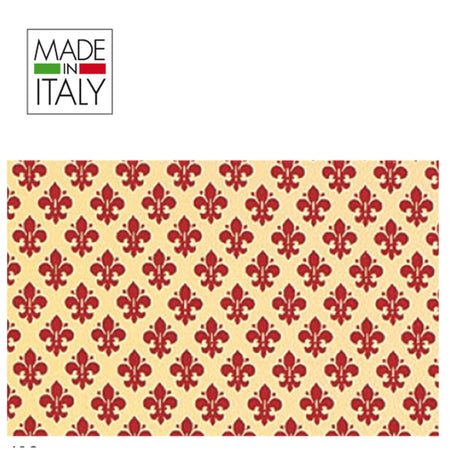 Rotolo Cartarivesto 49X300Cm Giglio Rosso Adesivo Rextaco