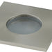 Struttura da incasso VIPER per lampada GU10 quadra fissa Nickel IP65 82x82 mm