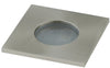 Struttura da incasso VIPER per lampada GU10 quadra fissa Nickel IP65 82x82 mm