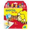 Astuccio 12 Supermatitoni Lavabili C/Temperino Giotto Bebe'