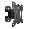 Mensola staffa porta tv 13/28 orientabile nero 451054 supporto da parete metronic a muro