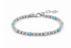 NOMINATION - BRACCIALE INSTINCTSTYLE IN ACCIAIO CON PIETRE DURE TURCHESE