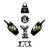 Kit completo adesivi 3D per moto compatibili con Aprilia RS 660 giallo 2020-23