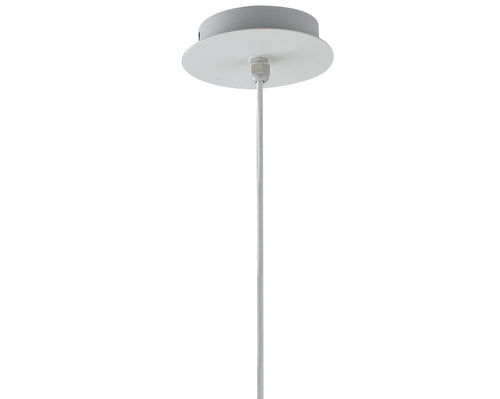 Lampadario da giardino sospensione a sfera bianca dm 30 cm 1xE27 max 60W