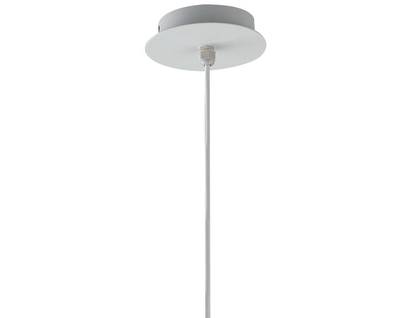Lampadario da giardino sospensione a sfera bianca dm 30 cm 1xE27 max 60W