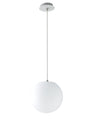 Lampadario da giardino sospensione GECO a sfera bianca dm 40 cm 1xE27 max 60W