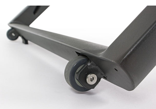 Lettino prendisole in alluminio verniciato "Cruise" con ruote, ideale per piscina e giardino
