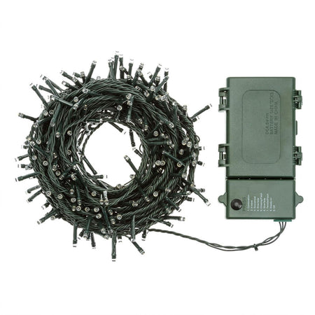 Luci di natale catena "TL" con led Ø 5 mm luce calda da esterno a batteria