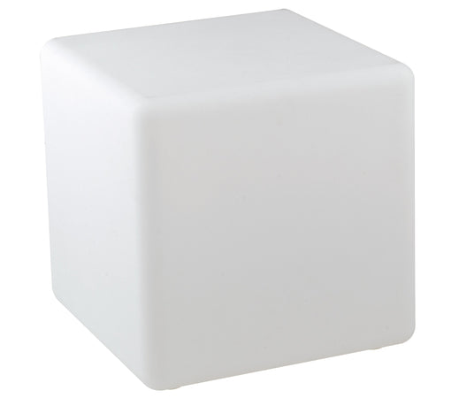 Lume da giardino GECO cubo bianco a LED RGB dimmerabile cambia colore dm 50 cm