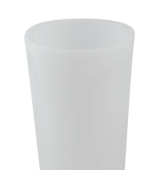 Lampada vaso da giardino GECO bianco a LED RGB dimmerabile cambia colore dm 38 cm Altezza 60 cm