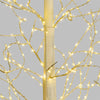 Albero luminoso decorazione natalizia a led luce calda con microled