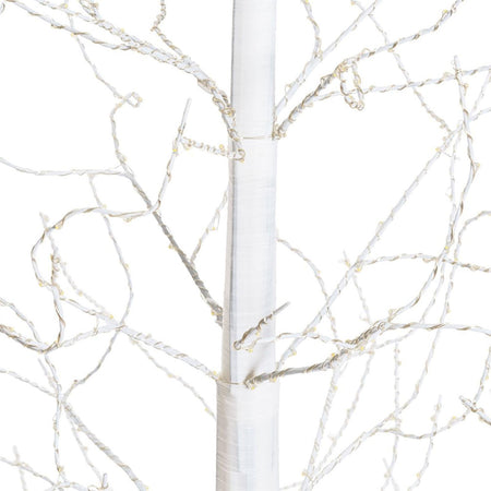 Albero luminoso decorazione natalizia a led luce calda con microled