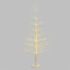 Albero luminoso decorazione natalizia a led luce calda con microled