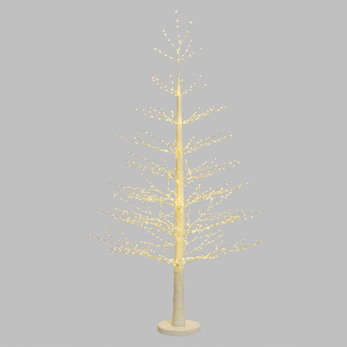 Albero luminoso decorazione natalizia a led luce calda con microled