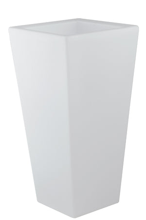 Lampada vaso da giardino GECO bianco a LED RGB dimmerabile cambia colore 28x28 cm Altezza 60 cm