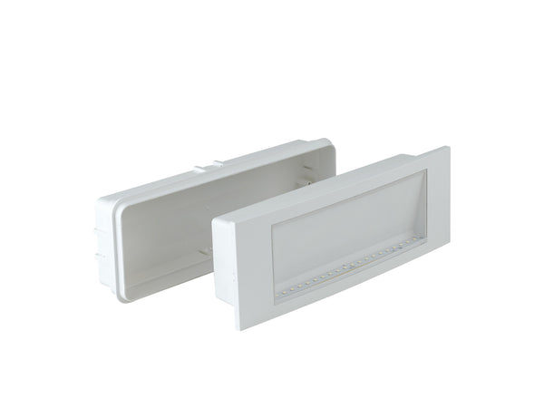 Lampada di emergenza HELP batteria Ni-Cd 3,6V 4000K bianca 10,1H x 29,2L x 56P cm