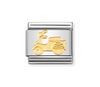 NOMINATION - LINK COMPOSABLE CLASSIC IN ORO MOTORINO