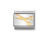 NOMINATION - LINK COMPOSABLE CLASSIC IN ORO FORBICI PICCOLE