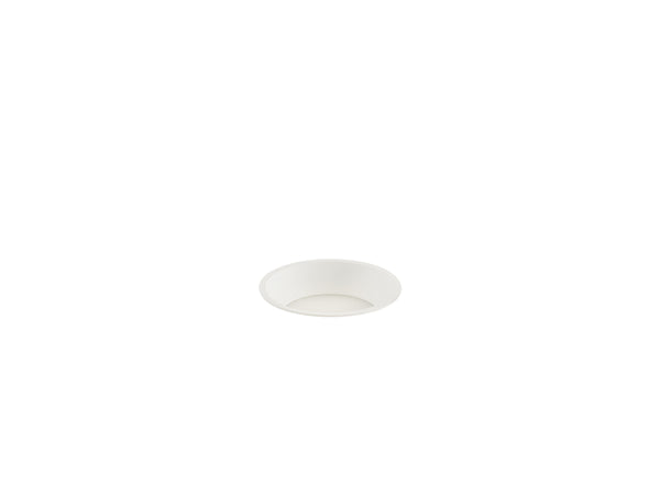 Lampada da incasso tonda in alluminio bianca pressofuso con Led SMD integrato 3000K- 960Lm12W