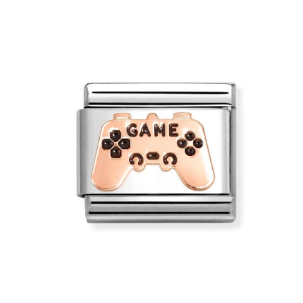NOMINATION - LINK COMPOSABLE CLASSIC GAME CONTROLLER ORO ROSA