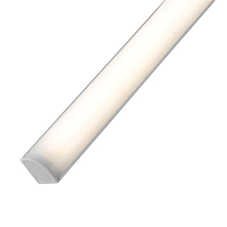 Barra led sotto pensile UNIX angolare in alluminio cm 120L X 2,2h X 1,6P bianco con diffusore in policarbonato riflettente