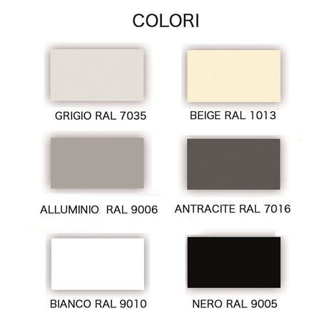 Armadio da archiviazione in metallo verniciato con ante scorrevoli cm. 150x45x150H