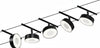 Paulmann 94479 LED Cable System Circle Base Set 5 x 400 lm incl. 5 x 5 W Warm White Black Matt Chrome Plastic Metal Lighting System 3000 K