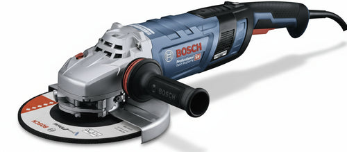 Bosch Professional kabelgebundener Winkelschleifer GWS 30-230 PB (brstenloser Motor mit 2.800 W,KickBack Control und Bremse,kompatibel dem Staubabsaugsystem GDE 230 FC-T,im Karton), Blue